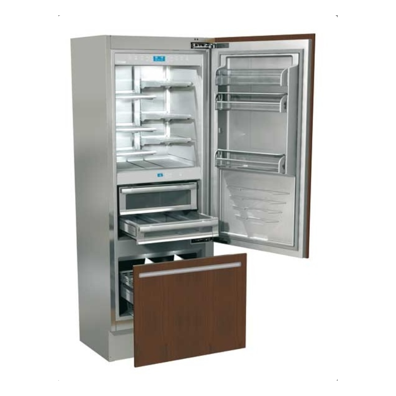 Combina frigorifica incorporabila Fhiaba G7491TST3 Integrated70, 2 zone temperatura clasa A+, 445 l, inox