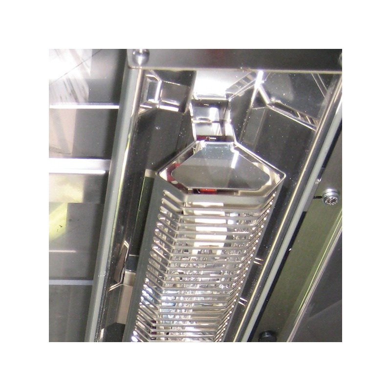 Vitrina calda cu expunere incorporabila Tecfrigo Opera 4 BM, putere 3300 W, lungime 142.2 cm, temperatura +30/+90, argintiu