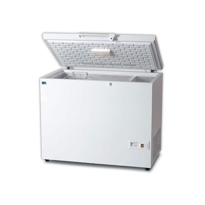 Lada frigorifica Tecfrigo AB 350, putere 135 W, 317 litri, lungime 112.5 cm, -16/-26°C, alb