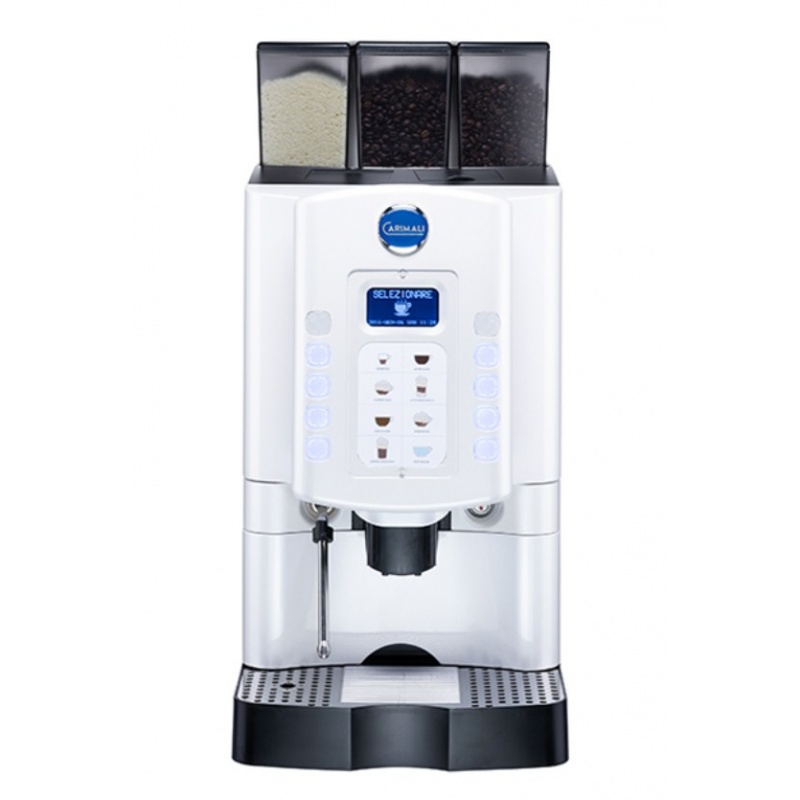 Automat de cafea Carimali Armonia Soft LM.3 display 3K 1 rasnita racord apa direct la retea alb