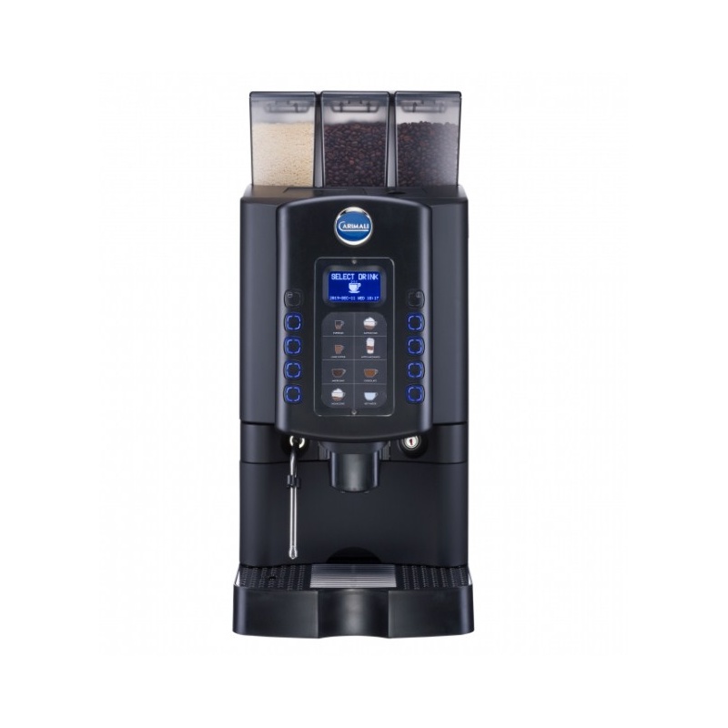 Automat de cafea Carimali Armonia Soft LM.3 display 3K 1 rasnita racord apa direct la retea negru