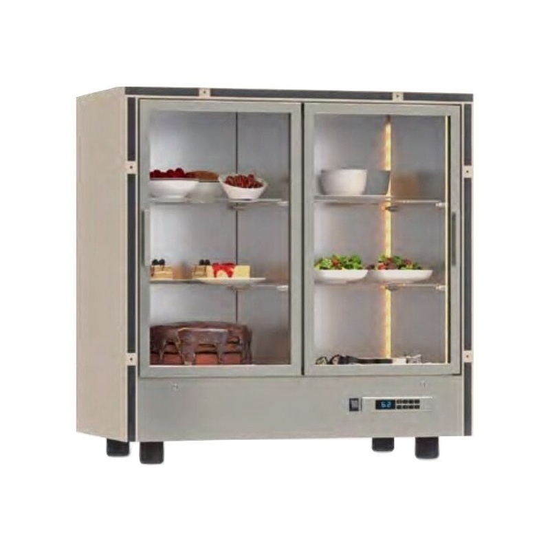 Modul frigorific incastrabil Ip Industrie Parete PM-GDR20, pentru specialitati gastronomice, temperatura +4°C° / +10°C