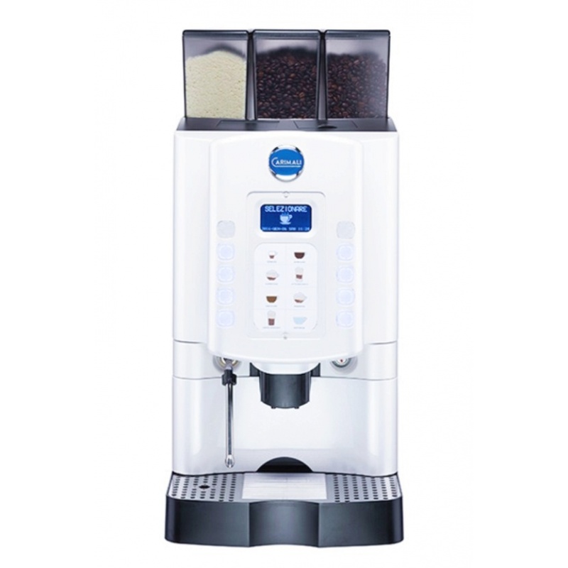 Automat de cafea Carimali Armonia Soft LM.5 display 3K 1 rasnita racord apa direct la retea alb perlat