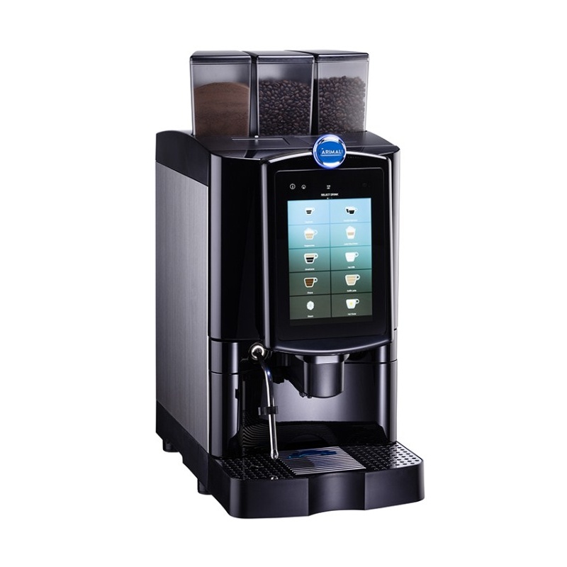 Automat de cafea Carimali Armonia Ultra Easy.2 display 10k ecran tactil, 1 rasnita racord apa direct la retea negru