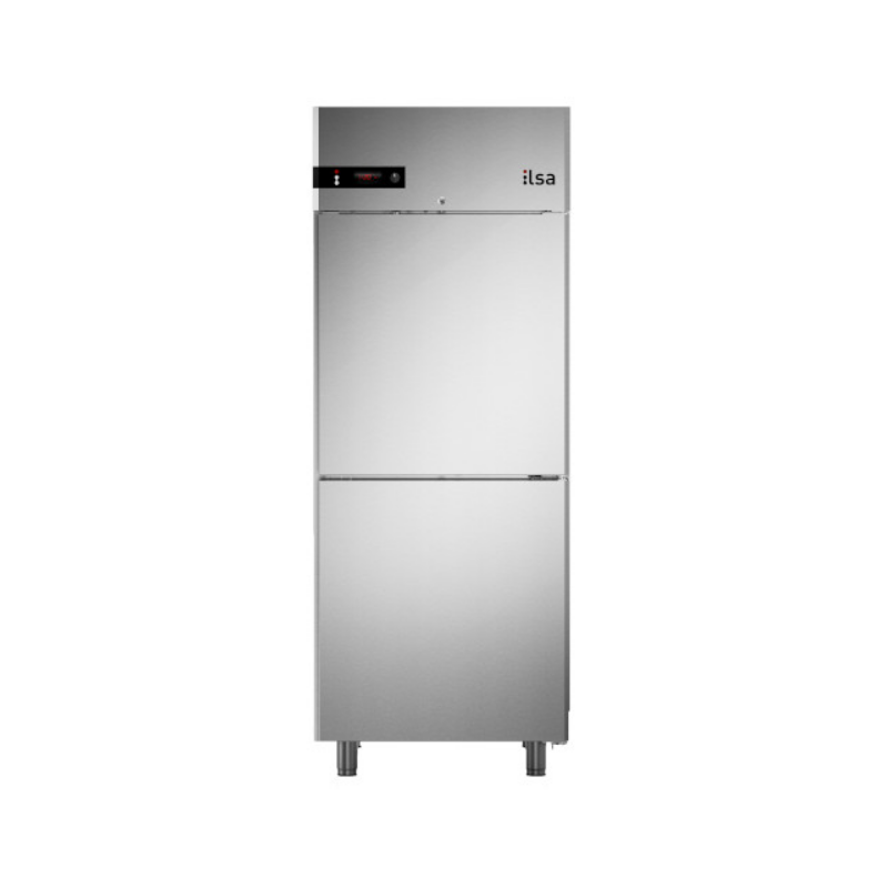 Congelator profesional ILsa Neos AN68S2530 pentru patiserie cu 2 usi, capacitate 648l, temperatura -20°-10°C, argintiu