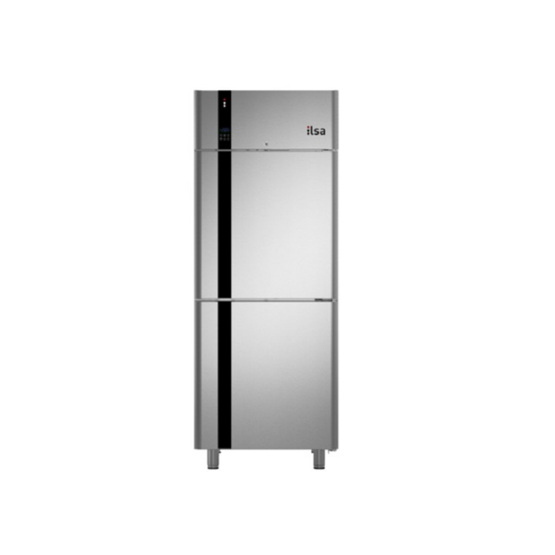 Combina frigorifica profesionala ILsa Evolve AE35X1520 cu 2 usi, capacitate 700 L, 2 zone temperatura -2+8/-4+6°C, inox