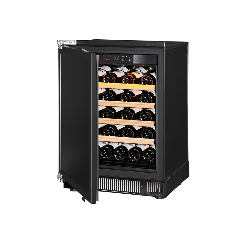 Vitrina de vinuri EuroCave Compact V059 capacitate 51 sticle usa tehnica neagra