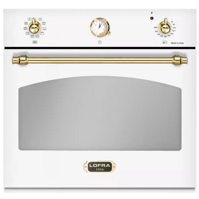 Aragaz Lofra RBI66MFT/CI, 60x60 cm, gaz, 4 arzatoare, grill, aprindere electronica, timer, crem
