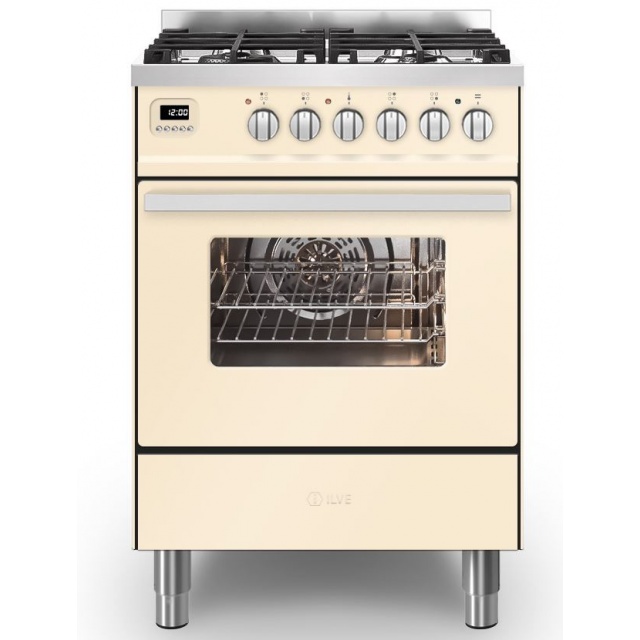 Aragaz Lofra RBI66MFT/CI, 60x60 cm, gaz, 4 arzatoare, grill, aprindere electronica, timer, crem