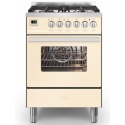 Aragaz Lofra RBI66MFT/CI, 60x60 cm, gaz, 4 arzatoare, grill, aprindere electronica, timer, crem