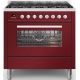 Aragaz ILVE Pro Line L09, 90x60cm, 6 arzatoare, cuptor electric, aprindere electronica, siguranta stop gaz, rosu Aragaz ILVE Pro Line L09, 90x60cm, 6 arzatoare, cuptor electric, aprindere electronica, siguranta stop gaz, rosu