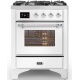 Aragaz Lofra RBI66MFT/CI, 60x60 cm, gaz, 4 arzatoare, grill, aprindere electronica, timer, crem