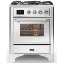 Aragaz Lofra RBI66MFT/CI, 60x60 cm, gaz, 4 arzatoare, grill, aprindere electronica, timer, crem