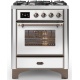 Aragaz Lofra RBI66MFT/CI, 60x60 cm, gaz, 4 arzatoare, grill, aprindere electronica, timer, crem