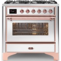 Aragaz Lofra RBI66MFT/CI, 60x60 cm, gaz, 4 arzatoare, grill, aprindere electronica, timer, crem
