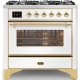 Aragaz Lofra RBI66MFT/CI, 60x60 cm, gaz, 4 arzatoare, grill, aprindere electronica, timer, crem
