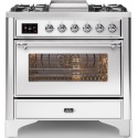 Aragaz Lofra RBI66MFT/CI, 60x60 cm, gaz, 4 arzatoare, grill, aprindere electronica, timer, crem