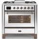 Aragaz Lofra RBI66MFT/CI, 60x60 cm, gaz, 4 arzatoare, grill, aprindere electronica, timer, crem