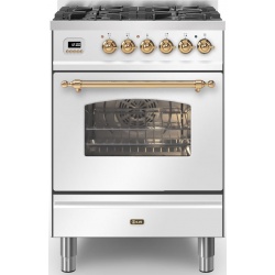 Aragaz Lofra RBI66MFT/CI, 60x60 cm, gaz, 4 arzatoare, grill, aprindere electronica, timer, crem