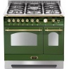 Aragaz Lofra Dolcevita RBID96MFTE/CI, 90x60cm, gaz, 5 arzatoare, grill, rotisor, timer, cuptor dublu, crem
