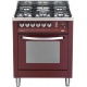 Aragaz Lofra Rainbow PR76GVT/CI, gaz, 70x60cm, 5 arzatoare, grill electric, timer, aprindere electronica, rosu