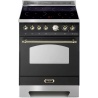 Aragaz Lofra Dolcevita RNM66MFT/5i, 60x60 cm, 4 zone gatit, plita inductie, cuptor electric 9 functii, grill, negru mat