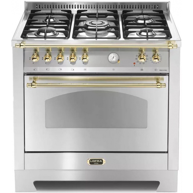 Aragaz Lofra RBI66MFT/CI, 60x60 cm, gaz, 4 arzatoare, grill, aprindere electronica, timer, crem