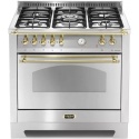 Aragaz Lofra RBI66MFT/CI, 60x60 cm, gaz, 4 arzatoare, grill, aprindere electronica, timer, crem