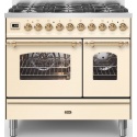 Aragaz Lofra RBI66MFT/CI, 60x60 cm, gaz, 4 arzatoare, grill, aprindere electronica, timer, crem