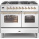 Aragaz Lofra RBI66MFT/CI, 60x60 cm, gaz, 4 arzatoare, grill, aprindere electronica, timer, crem