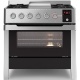 Aragaz Lofra RBI66MFT/CI, 60x60 cm, gaz, 4 arzatoare, grill, aprindere electronica, timer, crem