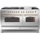 Aragaz Lofra RBI66MFT/CI, 60x60 cm, gaz, 4 arzatoare, grill, aprindere electronica, timer, crem