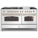 Aragaz Lofra RBI66MFT/CI, 60x60 cm, gaz, 4 arzatoare, grill, aprindere electronica, timer, crem