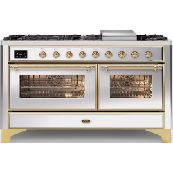 Aragaz Lofra RBI66MFT/CI, 60x60 cm, gaz, 4 arzatoare, grill, aprindere electronica, timer, crem