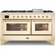 Aragaz Lofra RBI66MFT/CI, 60x60 cm, gaz, 4 arzatoare, grill, aprindere electronica, timer, crem Aragaz Lofra RBI66MFT/CI, 60x60 cm, gaz, 4 arzatoare, grill, aprindere electronica, timer, crem