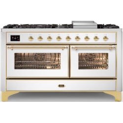 Aragaz Lofra RBI66MFT/CI, 60x60 cm, gaz, 4 arzatoare, grill, aprindere electronica, timer, crem