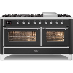 Aragaz Lofra RBI66MFT/CI, 60x60 cm, gaz, 4 arzatoare, grill, aprindere electronica, timer, crem