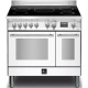Aragaz Lofra VENEZIA PBPG96MFT/5I, 90X60cm, 5 zone cu inductie, cuptor electric , grill, timer, alb