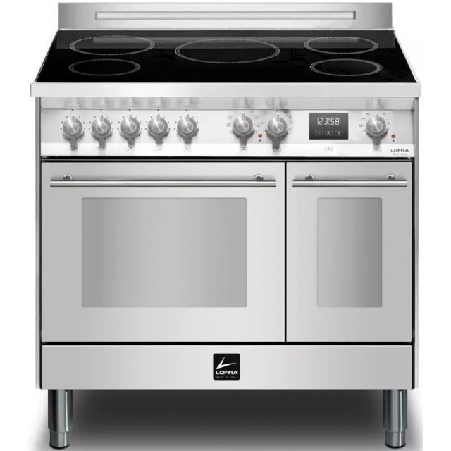 Aragaz Lofra VENEZIA PG96WMFT/5I, 90X60cm, 5 zone cu inductie, cuptor electric , grill, timer, inox