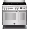 Aragaz LOFRA ITALY VENEZIA PG96WMFT/5I, 90X60cm, 5 zone cu inductie, cuptor electric , grill, timer, inox
