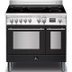 Aragaz Lofra VENEZIA PNMG96MFT/5I, 90X60cm, 5 zone cu inductie, cuptor electric , grill, timer, negru Aragaz Lofra VENEZIA PNMG96MFT/5I, 90X60cm, 5 zone cu inductie, cuptor electric , grill, timer, negru
