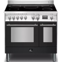 Aragaz LOFRA ITALY VENEZIA PNMG96WMFT/5I, 90X60cm, 5 zone cu inductie, cuptor electric , grill, timer, negru