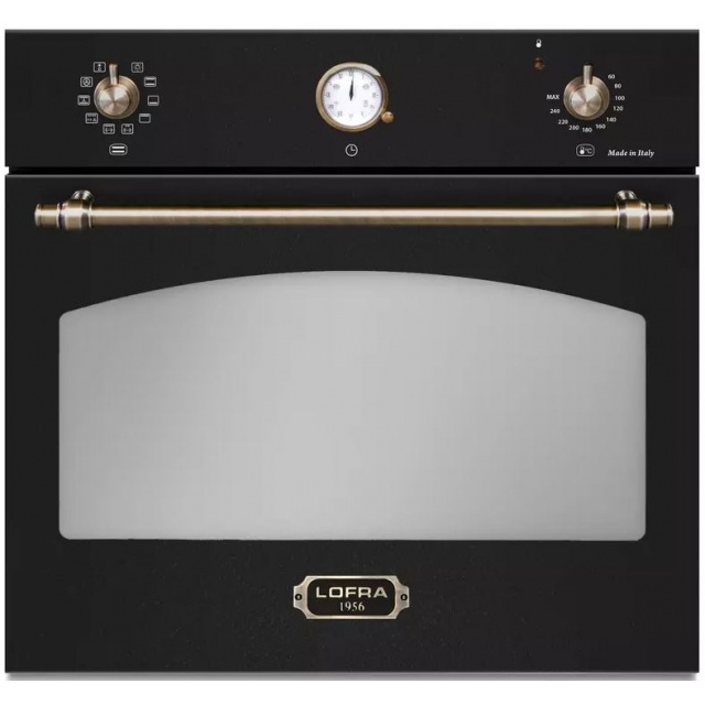 Cuptor incorporabil LOFRA DOLCEVITA FRNM69GE, incorporabil, 60cm, 66l, grill electric, finisaj negru