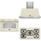 Aragaz Lofra RBI66MFT/CI, 60x60 cm, gaz, 4 arzatoare, grill, aprindere electronica, timer, crem