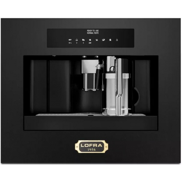 Automat de cafea incorporat LOFRA Dolcevita YRNM66T 60x45 cm, rezervor apa 2.5 lt, , program autocuratare, negru mat