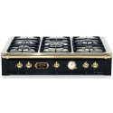 Plita incorporabila Range Top Lofra Dolcevita TRNM96/5, 90 cm, 5 arzatoare, aprindere electrica, siguranta gaz, negru mat