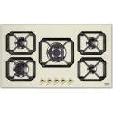 Aragaz Tecnogas P1X66M4VC, 60 cm, gaz, 4 arzatoare, grill, otel inoxidabil