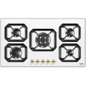 Aragaz Tecnogas P1X66M4VC, 60 cm, gaz, 4 arzatoare, grill, otel inoxidabil