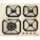 Plita incorporabila Lofra Dolcevita HRBI6G0, 60 cm, plita gaz, 4 arzatoare,sistem siguranta Stop-Gaz, crem