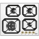Plita incorporabila Lofra Dolcevita HRBP6G0 60 cm, plita gaz, 4 arzatoare,sistem siguranta Stop-Gaz, alb